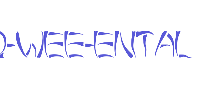 o-wee-ental Font