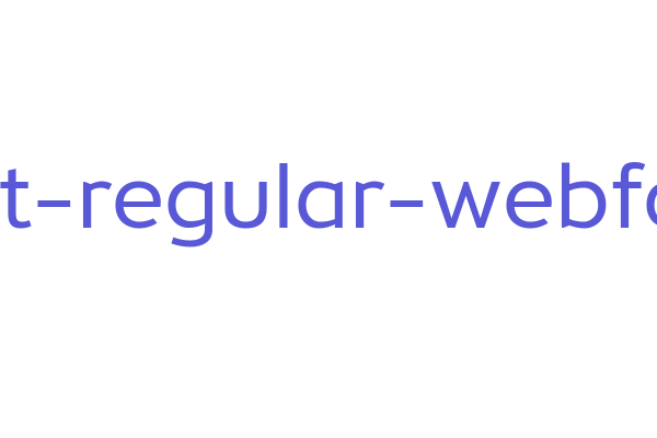 object-regular-webfont Font