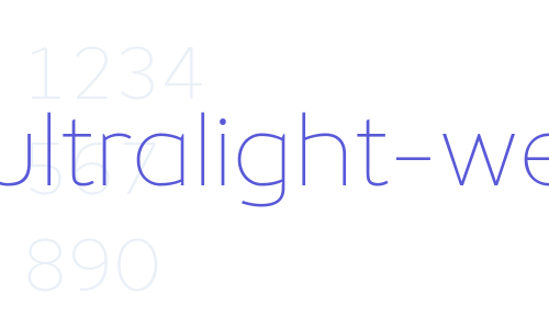 object-ultralight-webfont Font Download