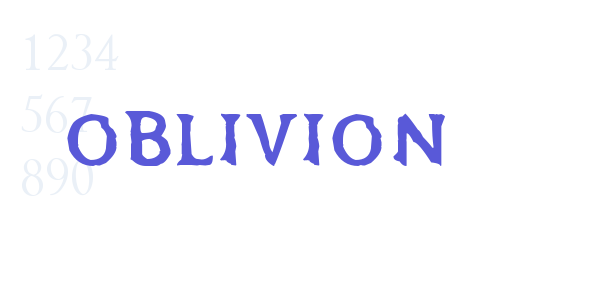 oblivion font