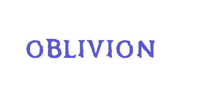 oblivion Font Download