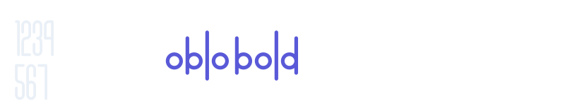 oblo bold-related font