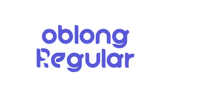 oblong Regular Font Download