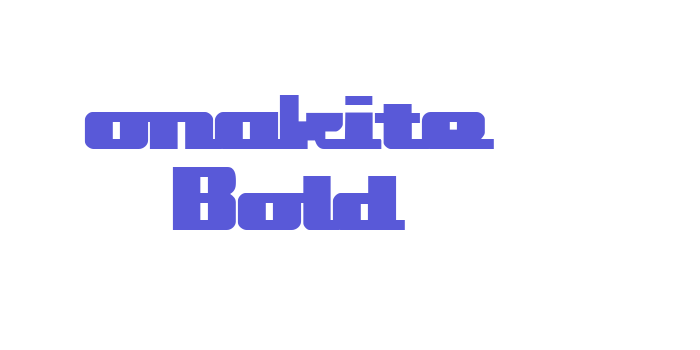 onakite Bold Font Download