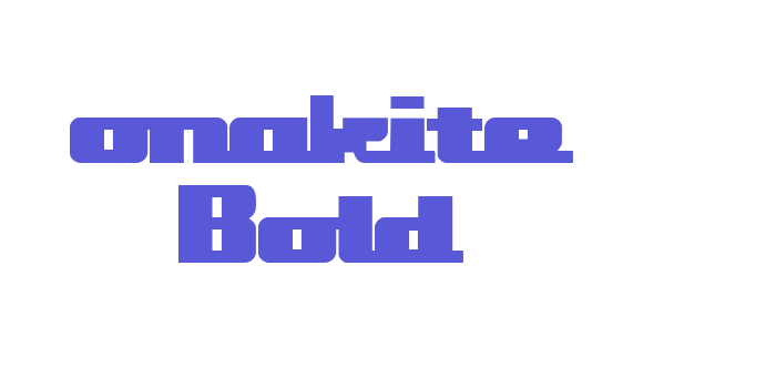 onakite Bold Font