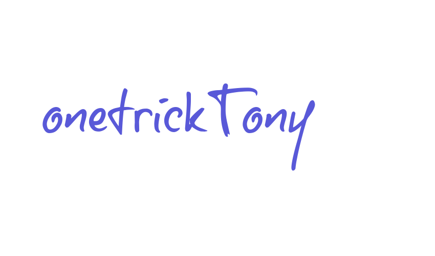 onetrickTony Font