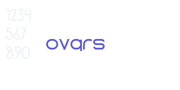 ovars font