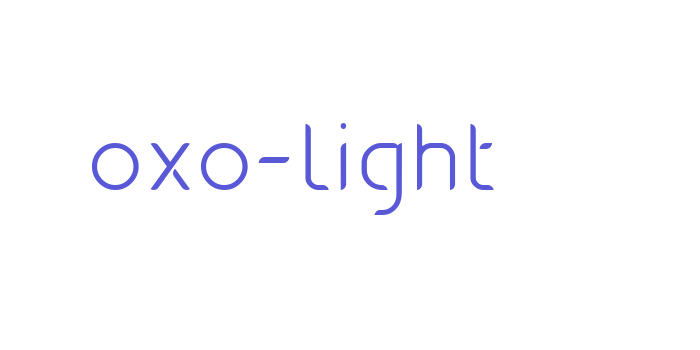 oxo-light Font Download