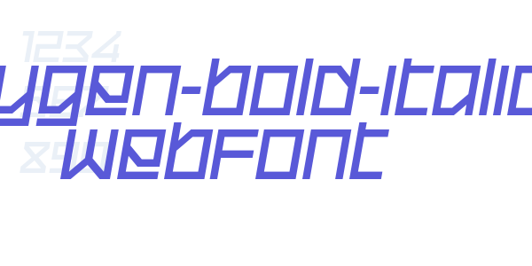 oxygen-bold-italic WebFont font free