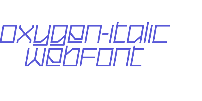 oxygen-italic WebFont Font Download