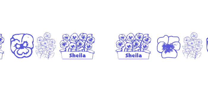 pansies4sheila Font Download