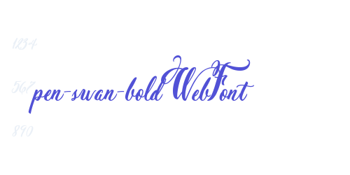 pen-swan-bold WebFont-font-download