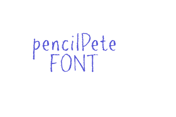 pencilPete FONT Font