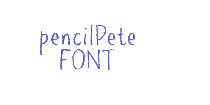 pencilPete FONT Font Download