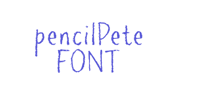 pencilPete FONT Font