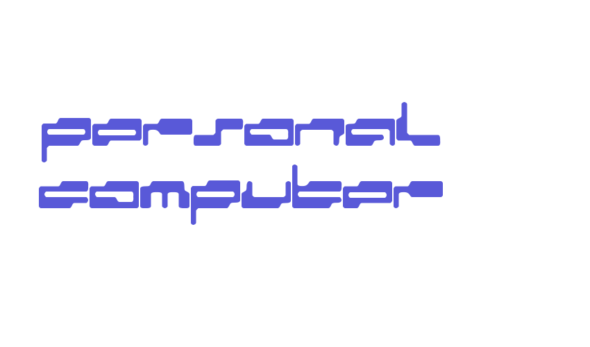 personal computer Font