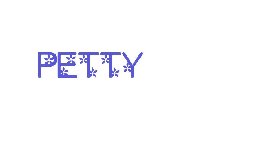 petty1.0 Font