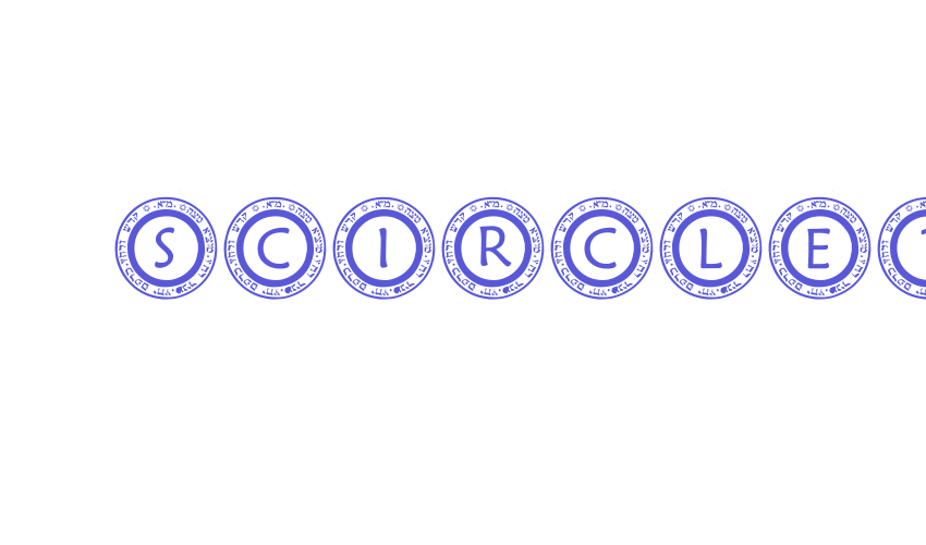 pf_scircle1 Font