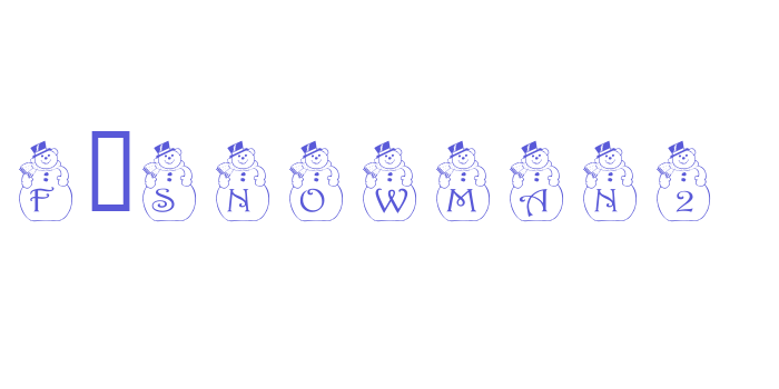 pf_snowman2 Font Download