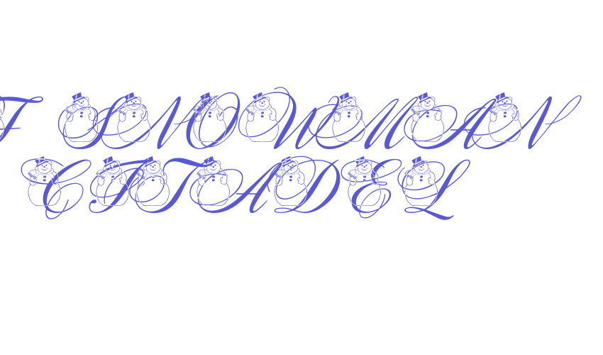 pf_snowman citadel Font Download