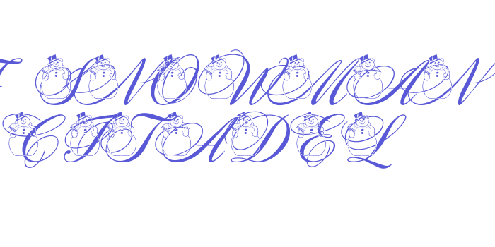 pf_snowman citadel Font Download