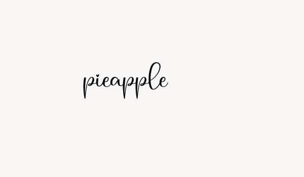 pieapple Font