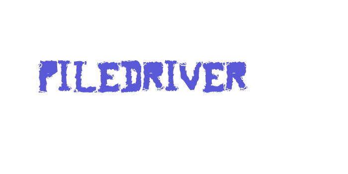 piledriver Font Download