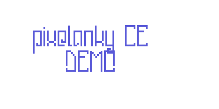 pixelanky CE DEMO Font Download