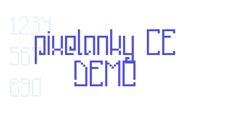 pixelanky CE DEMO-font-download