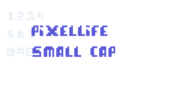 pixellife  small cap font free