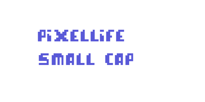 pixellife  small cap Font Download