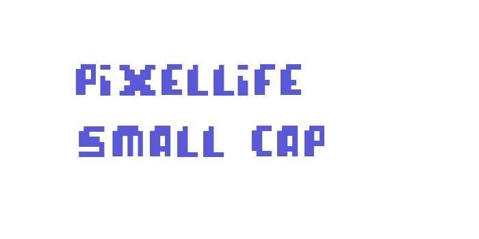 pixellife  small cap Font