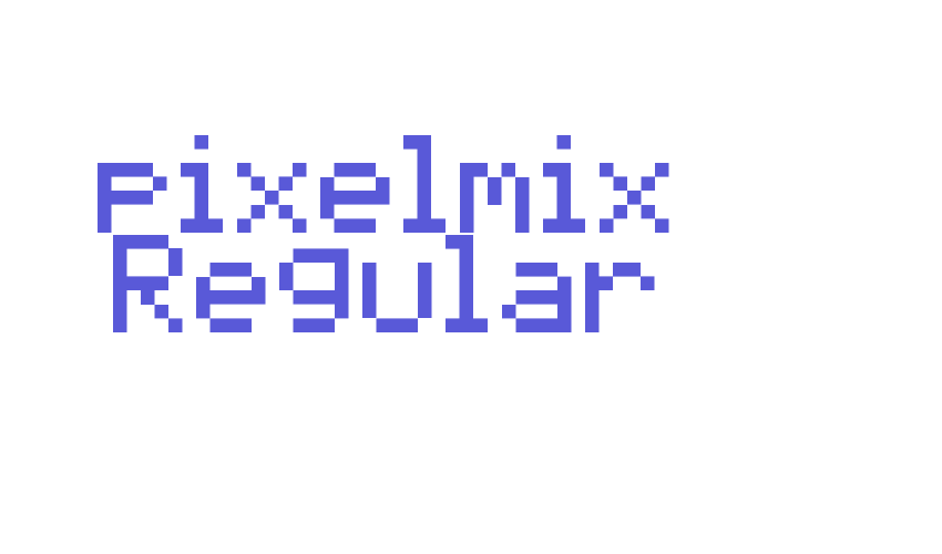 pixelmix Regular Font Download