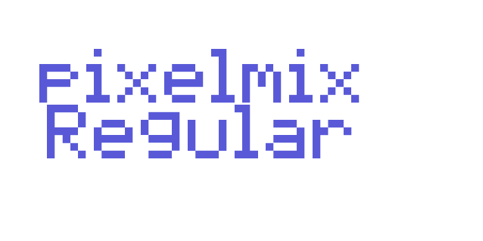 pixelmix Regular Font Download