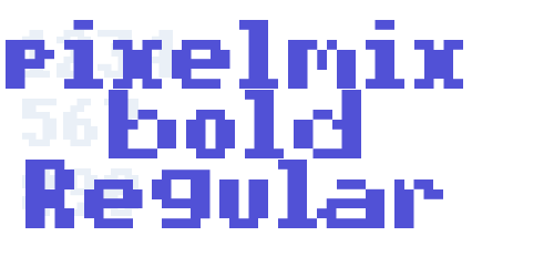 pixelmix bold Regular-font-download