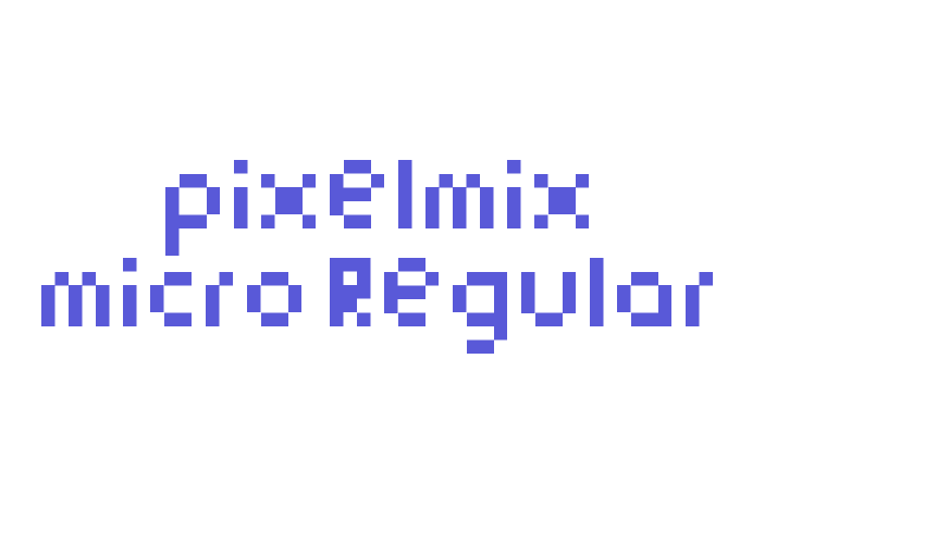 pixelmix micro Regular Font Download