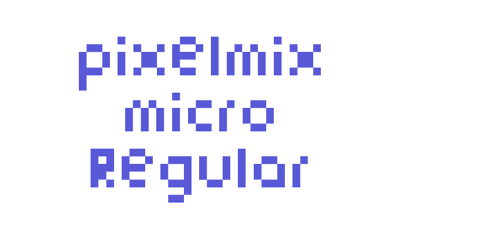 pixelmix micro Regular Font Download