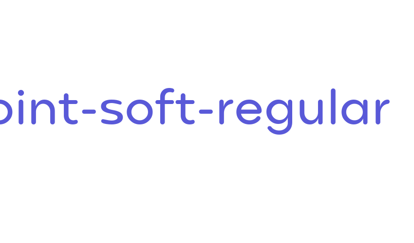 point-soft-regular Font