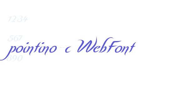 pointino-c WebFont font