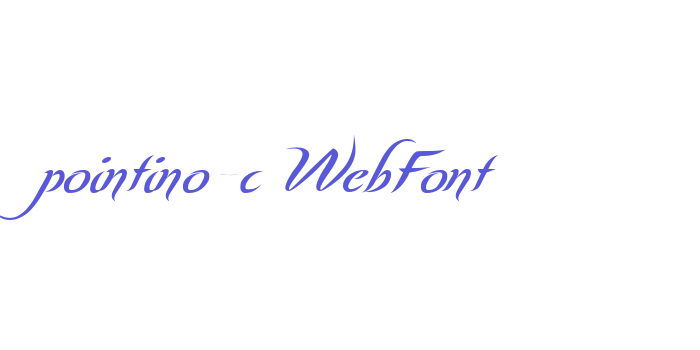 pointino-c WebFont Font Download