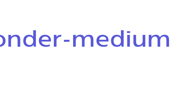 ponder-medium Font Download