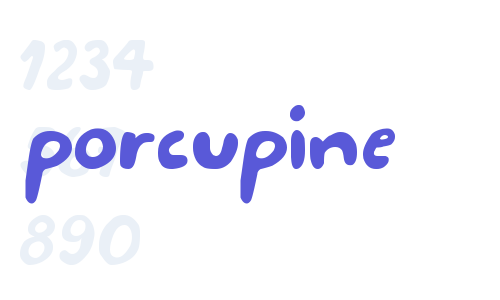 porcupine Font Download