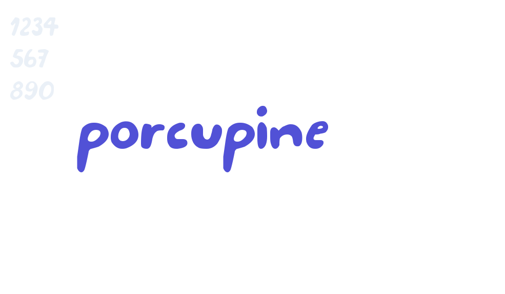 porcupine-font-download