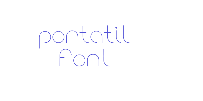 portatil font Font Download