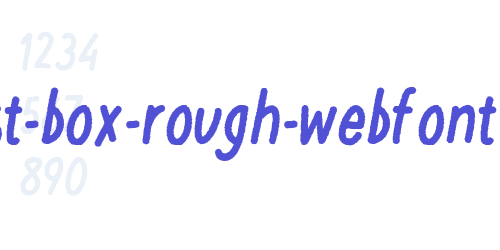 post-box-rough-webfont-font-download