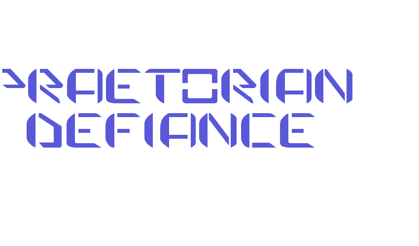 praetorian defiance Font Download