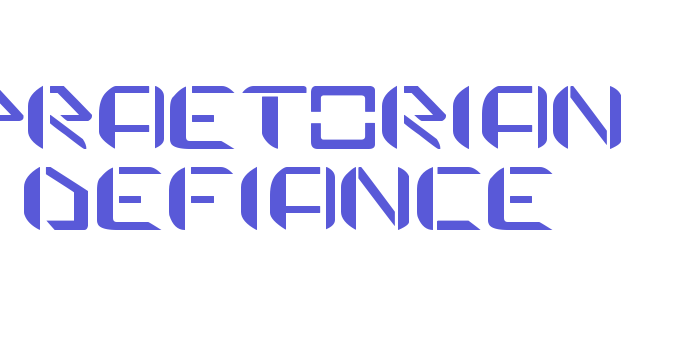 praetorian defiance Font Download