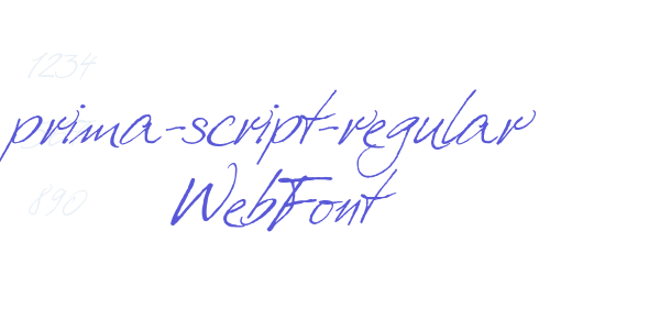 prima-script-regular WebFont font free