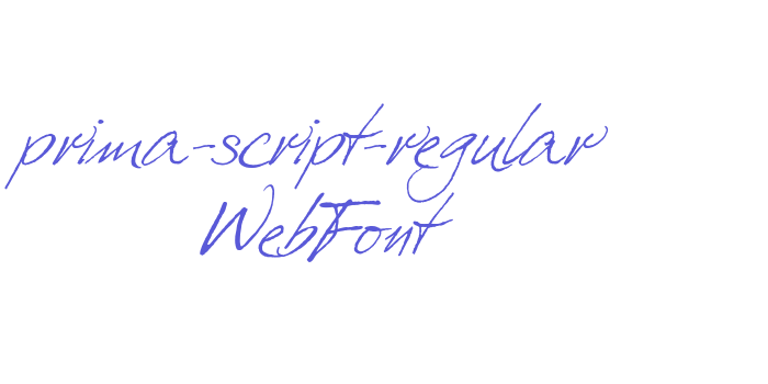 prima-script-regular WebFont Font Download