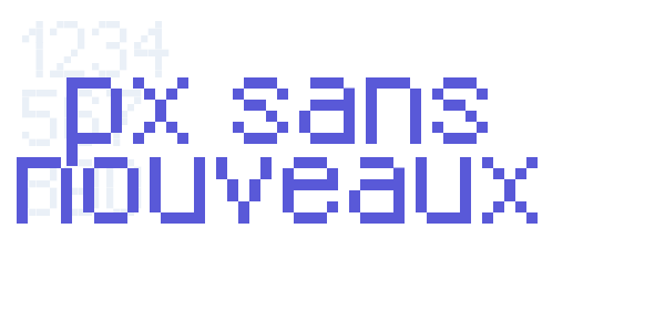 px sans nouveaux font